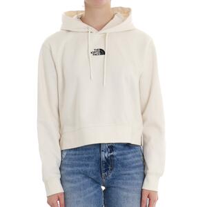 FELPA ESSENTIAL CROP THE NORTH FACE BIANCO